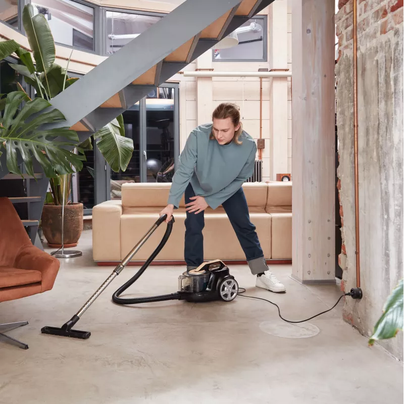 Lovio LVCVC003 VacuuFlex L Plus nešiojamasis automobilinis dulkių siurblys 12V 120W 5000Pa juodas