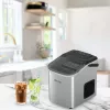 Lovio LVIM001SL Crystal Ice Home Ice Maker – 12 kg/24h, 2,2 l talpa, sidabrinis/juodas