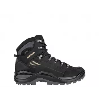 LOWA Renegade EVO GTX Mid vyriški žygio batai – juoda/smėlio spalvos