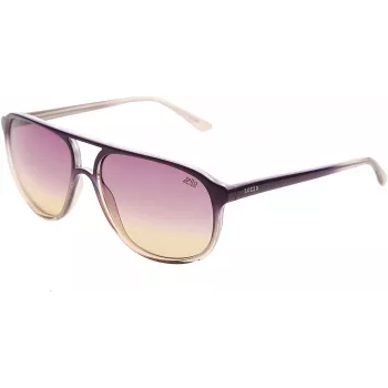 LOZZA SL1872 Unisex Sunglasses - Black Frame, Grey Lens - 58/15/140 mm