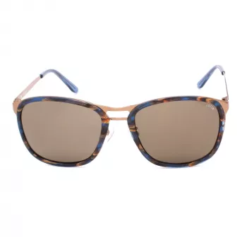 LOZZA SL2199 Unisex Sunglasses - Rectangular Acetate Frame UV400 Protection - 57/20/135 mm