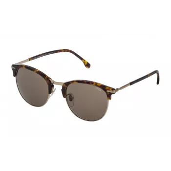 LOZZA SL2293M5208FT Unisex Akiniai Havana Acetato Rėmelis Pilki Gradientiniai Lęšiai 52/21/140 mm