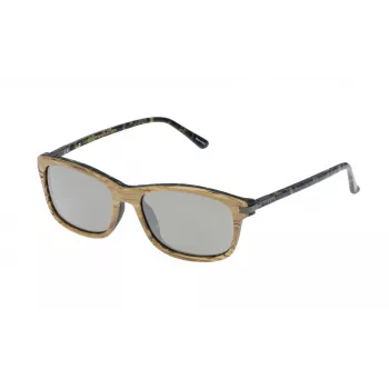 LOZZA SL4029M56ANBX Unisex Akiniai - Stačiakampis Metalinis Rėmelis, Pilki Lęšiai, 56/16/140 mm
