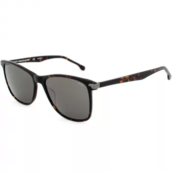 LOZZA SL4162M-0786 Vyriški Akiniai nuo Saulės - Havana Acetato Rėmelis, Rudi Polikarbonatiniai Lęšiai, UV400 Apsauga, 58/18/140 mm