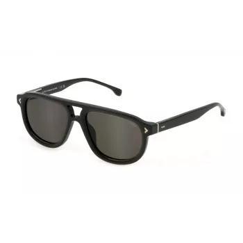 LOZZA SL4330-550D80 Unisex Akiniai - Havana Acetato Rėmelis, Rudos Gradientinės Polikarbonato Lęšiai, 55/18/145 mm