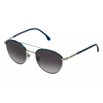 LOZZA Unisex Akiniai SL2290M-0581 Havana Rudi Kvadratiniai Acetatiniai UV400
