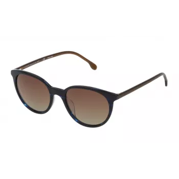 LOZZA Moteriški Akiniai Nuo Saulės SL4178M516X8P Havana Vėžlio Kiauto Acetatas Stačiakampiai Poliarizuoti UV400 51mm