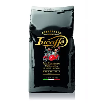 Lucaffe MR. EXCLUSIVE 100% Arabica 1kg Pupelės