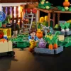 Lumibricks Indoor Greenhouse su Full Spectrum LED auginimo šviesa, hidroponine sistema, 6 augalų kapsulėmis, 2,5L vandens talpa, balta