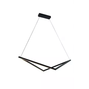 Luminaire Pendant 32W LED juodas 1920lm