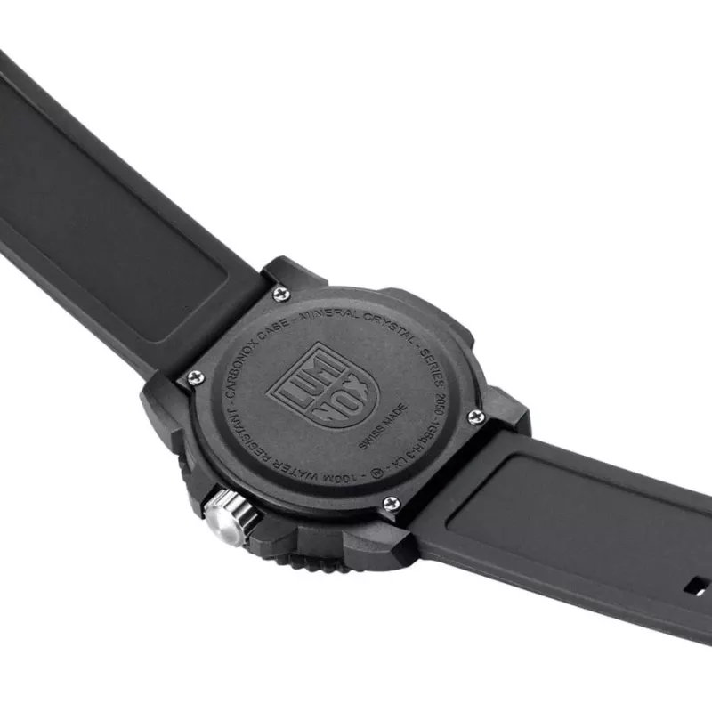 LUMINOX Atacama Field Automatic 1900 Series X2.2057 Vyriškas laikrodis 44mm Juodas ciferblatas Juodas odinis dirželis
