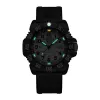 LUMINOX Atacama Field Automatic 1900 Series X2.2057 Vyriškas laikrodis 44mm Juodas ciferblatas Juodas odinis dirželis