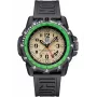 Luminox Atacama Field Day Date vyrų laikrodis XL.3321 45mm juodas ciferblatas juodas odinis dirželis