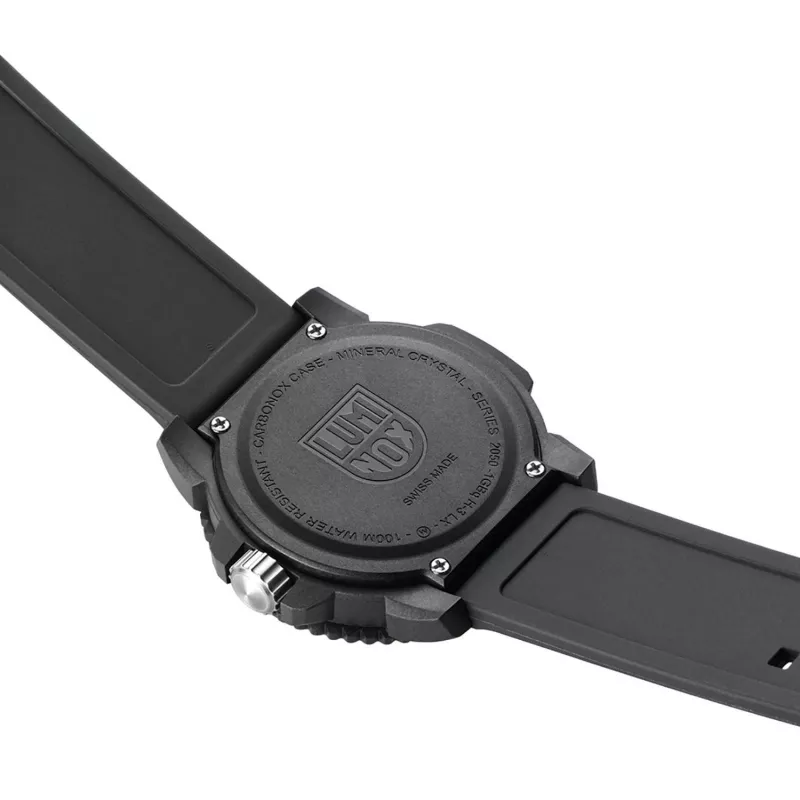 Luminox vyriškas laikrodis X2.2055.1, 44 mm, juoda derva, geltonas ciferblatas