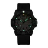 Luminox vyriškas laikrodis X2.2055.1, 44 mm, juoda derva, geltonas ciferblatas