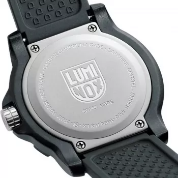 LUMINOX Vyriškas laikrodis XL.8882.F 45mm Šveicariškas kvarcinis su CARBONOX korpusu ir juoda gumine juostele
