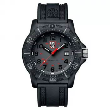 LUMINOX Vyriškas laikrodis XL.8882.F 45mm Šveicariškas kvarcinis su CARBONOX korpusu ir juoda gumine juostele