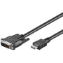 M-CAB Wentronic Goobay HDMI į DVI-D kabelis, juodas, 3 m - 19-pin HDMI Male į DVI-D (18+1) Male (50581)