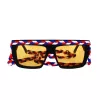 M Missoni moteriški akiniai nuo saulės MMI0086S807 juodi pilki kvadratiniai acetatas 57mm