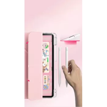 MACHINO TAB Dėklas, skirtas iPad Pro 12.9 2018-2022 / AIR 13 2024, rožinis