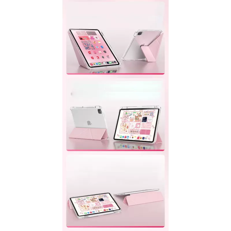 MACHINO TAB Case, skirta iPad Pro 13 2024, rožinė