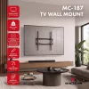 MACLEAN MC-187 TV laikiklis sieninis, pakreipiamas, 32–75 col., VESA iki 400x400, 45 kg, juodas