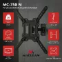 Maclean MC-758 N Fiksuotas sieninis laikiklis 23–65 colių televizoriams ir monitoriams, 30 kg, VESA 400x400, juodas