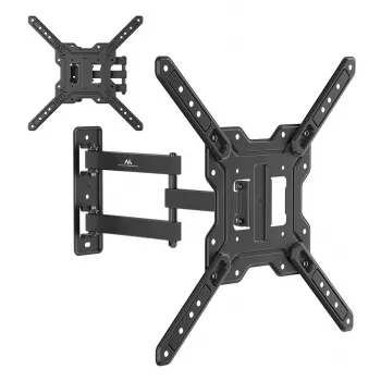 Maclean MC-759 N Fiksuotas TV/monitoriaus laikiklis prie sienos 23–65 inch ekranams, 30 kg, VESA iki 400x400, juodas