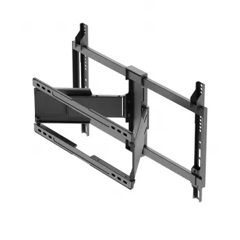 MACLEAN MC-881 N Fiksuotas TV laikiklis prie sienos 37-90 colių ekranams, VESA iki 600x400, 65 kg apkrova, juodas