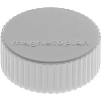 MAGNETOPLAN HOLTZ Discofix apvalus magnetas Magnum, pilkas, vientisas ferito branduolys, 2,0 kg laikymo jėga, 1660001