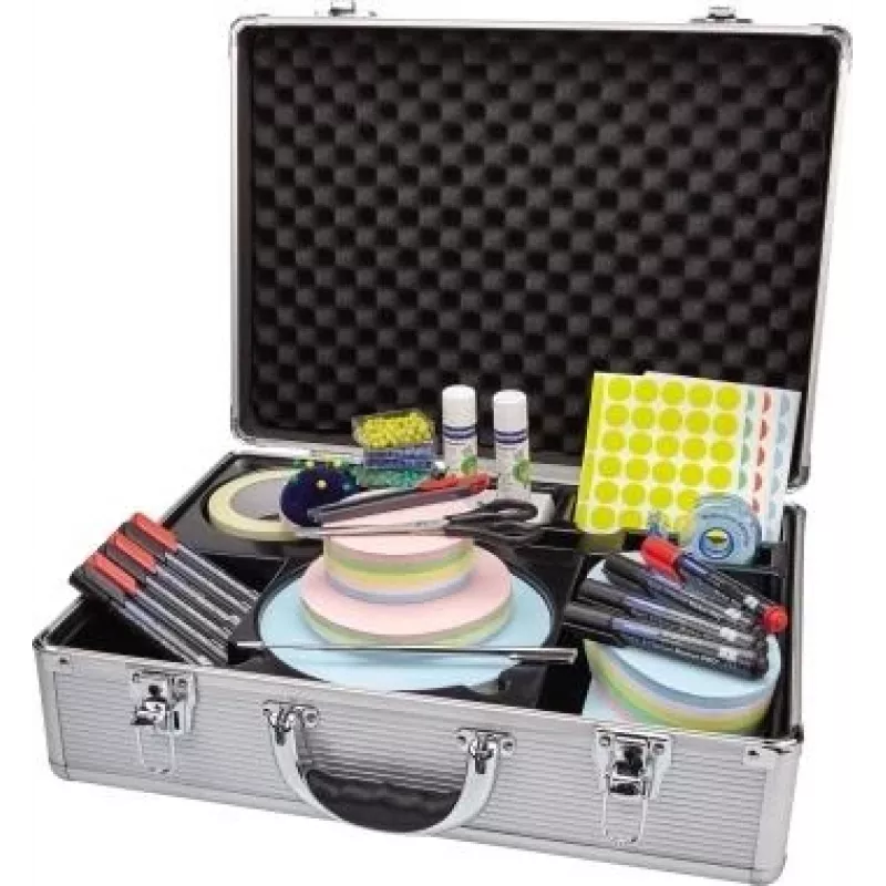 MAGNETOPLAN HOLTZ Moderation Kit Compact rinkinys, daugiau nei 1 800 dalių, tvirtas aliuminio krepšys (1111511)