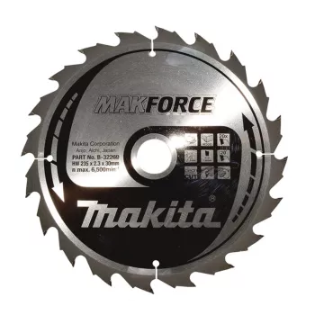 Makita B-32269 Makforce Diskinis pjūklo diskas 235x30x20T medžiui