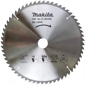 Makita D-46408 Pjūklo diskas 190mm 40 dantys TCT ATB Fine Cut Makforce