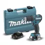 Makita DF332DSAE 12V Max CXT šepečiu varomas gręžtuvas-suktuvas (2x2.0 Ah)