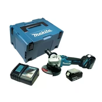 Makita DGA506RTJ 18V LXT Šepečiu Neturintis Akumuliatorinis Kampinis Šlifuoklis 125mm 8500 RPM