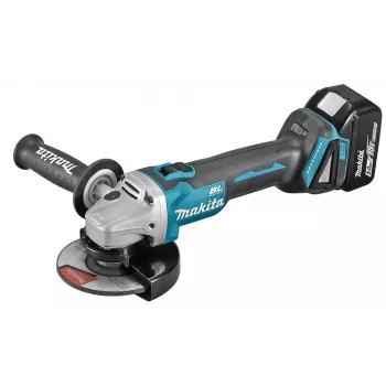 Makita DGA506RTJ 18V LXT Šepečiu Neturintis Akumuliatorinis Kampinis Šlifuoklis 125mm 8500 RPM