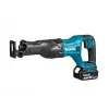 MAKITA DJR186RTE 18V LXT bešepetėlis pjūklas strypinis su 2x 5.0Ah baterijomis, greitu įkrovikliu ir Makpac dėklu