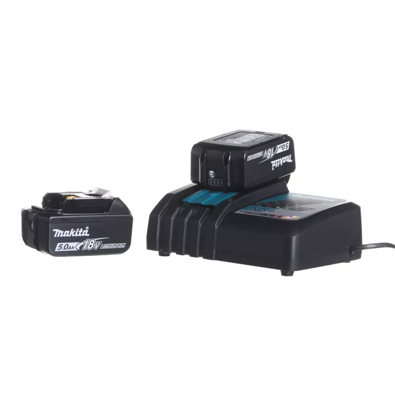 MAKITA DJR186RTE 18V LXT bešepetėlis pjūklas strypinis su 2x 5.0Ah baterijomis, greitu įkrovikliu ir Makpac dėklu