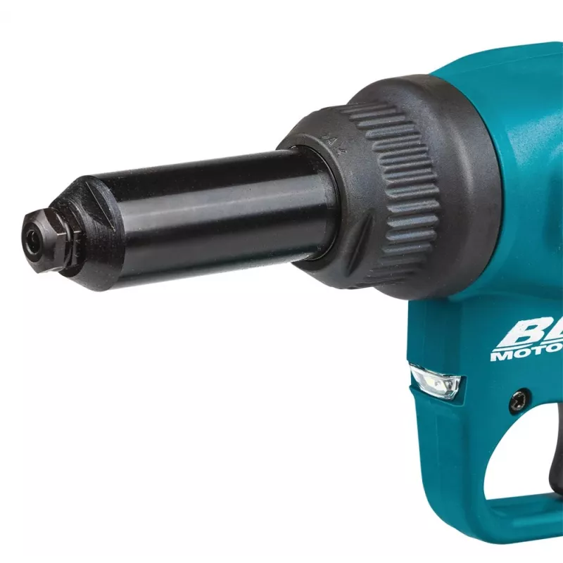 Makita DRV150ZJ 18V LXT akumuliatorinis kniediklis (be akumuliatoriaus, 10 kN, 2,4–4,8 mm, Makpac dėžutė)