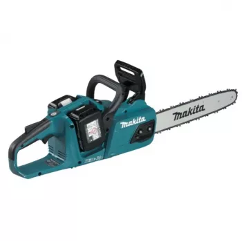 MAKITA DUC355PT2 36V (2x18V) Belaidis Grandinis Pjūklas 35cm (14 inch) su 2x5.0Ah Akumuliatoriais ir Įkrovikliu