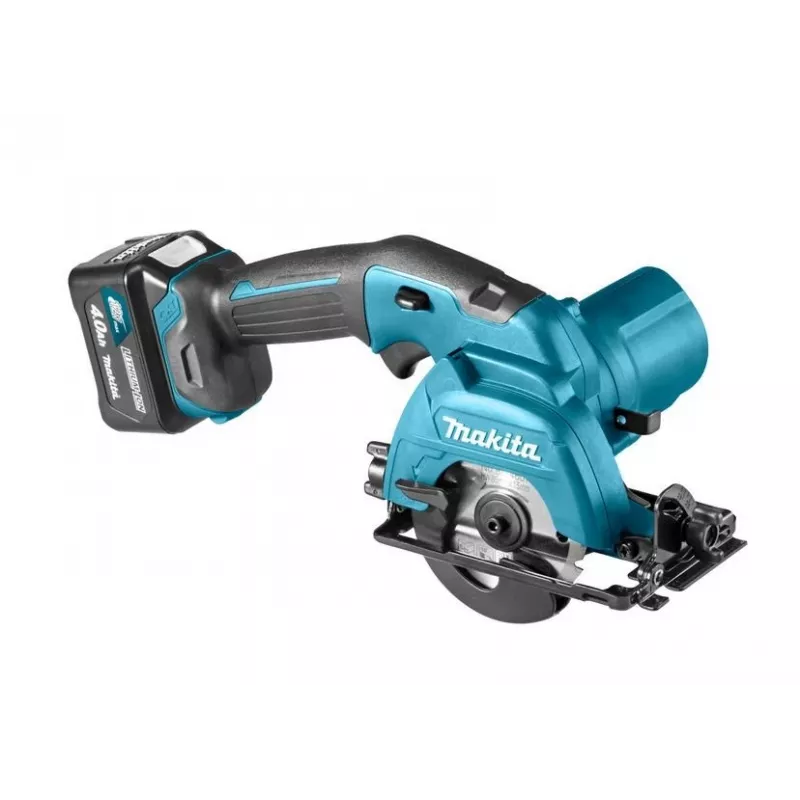 Makita HS301DSME 12V Max CXT belaidis diskinis pjūklas 85 mm su 2x 4.0 Ah akumuliatoriais, įkrovikliu ir Makpac dėklu