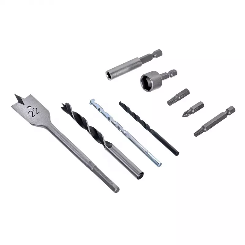 Makita ME-15126 18V LXT belaidis suktuvas-grąžtas su 70 dalių antgalių rinkiniu, 2 akumuliatoriais, įkrovikliu ir dėklu