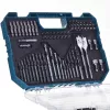 Makita ME-15126 18V LXT belaidis suktuvas-grąžtas su 70 dalių antgalių rinkiniu, 2 akumuliatoriais, įkrovikliu ir dėklu