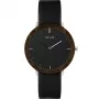 MAM MAM621 Unisex Analoginis Laikrodis 39mm Juodas Ciferblatas Juodas Odinis Dirželis