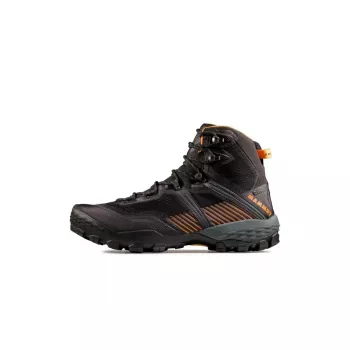 Mammut Ducan II High GTX Vyriški Žygio Batai Juodai-Tamsiai Oranžiniai
