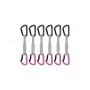 Mammut Workhorse Keylock Quickdraw Set 12 cm / 17 cm 6-Pack Grey-Pink