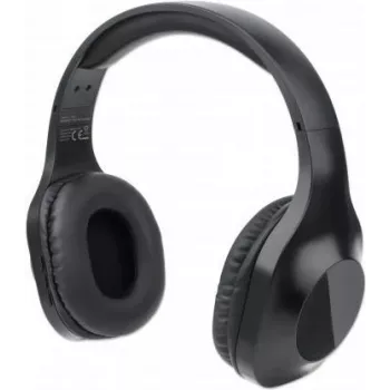 Manhattan Sound Science Bluetooth ausinės su mikrofonu – belaidės Bluetooth 5.0 + EDR, omnidirectional mikrofonas, integruoti valdikliai, juodos (179812)
