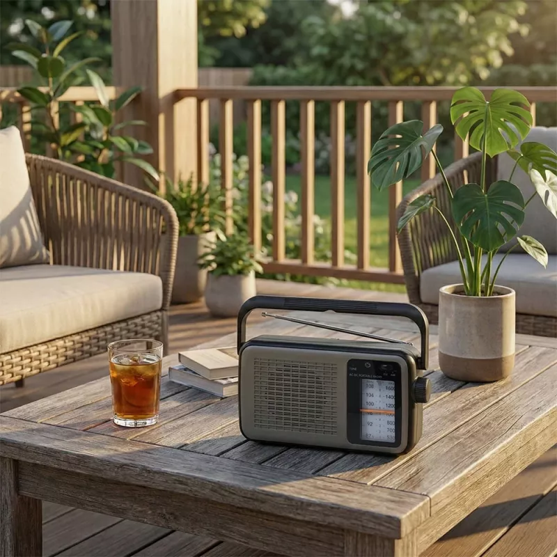 Manta MARDI919BK San Remo Black nešiojamas radijas su Bluetooth, FM/AM, USB, SD kortele, AUX
