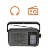 Manta MARDI919BK San Remo Black nešiojamas radijas su Bluetooth, FM/AM, USB, SD kortele, AUX