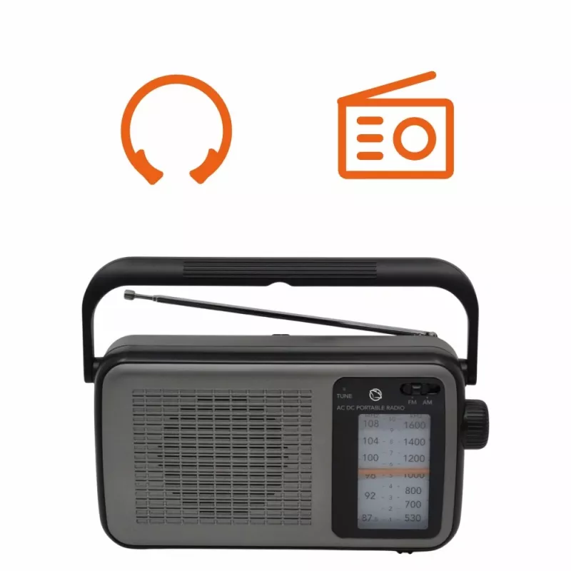 Manta MARDI919BK San Remo Black nešiojamas radijas su Bluetooth, FM/AM, USB, SD kortele, AUX